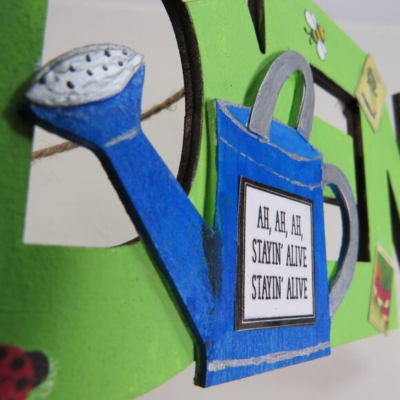 Wood GARDEN Gardening Themed Sign (dimensional) - Picture 9 of 9